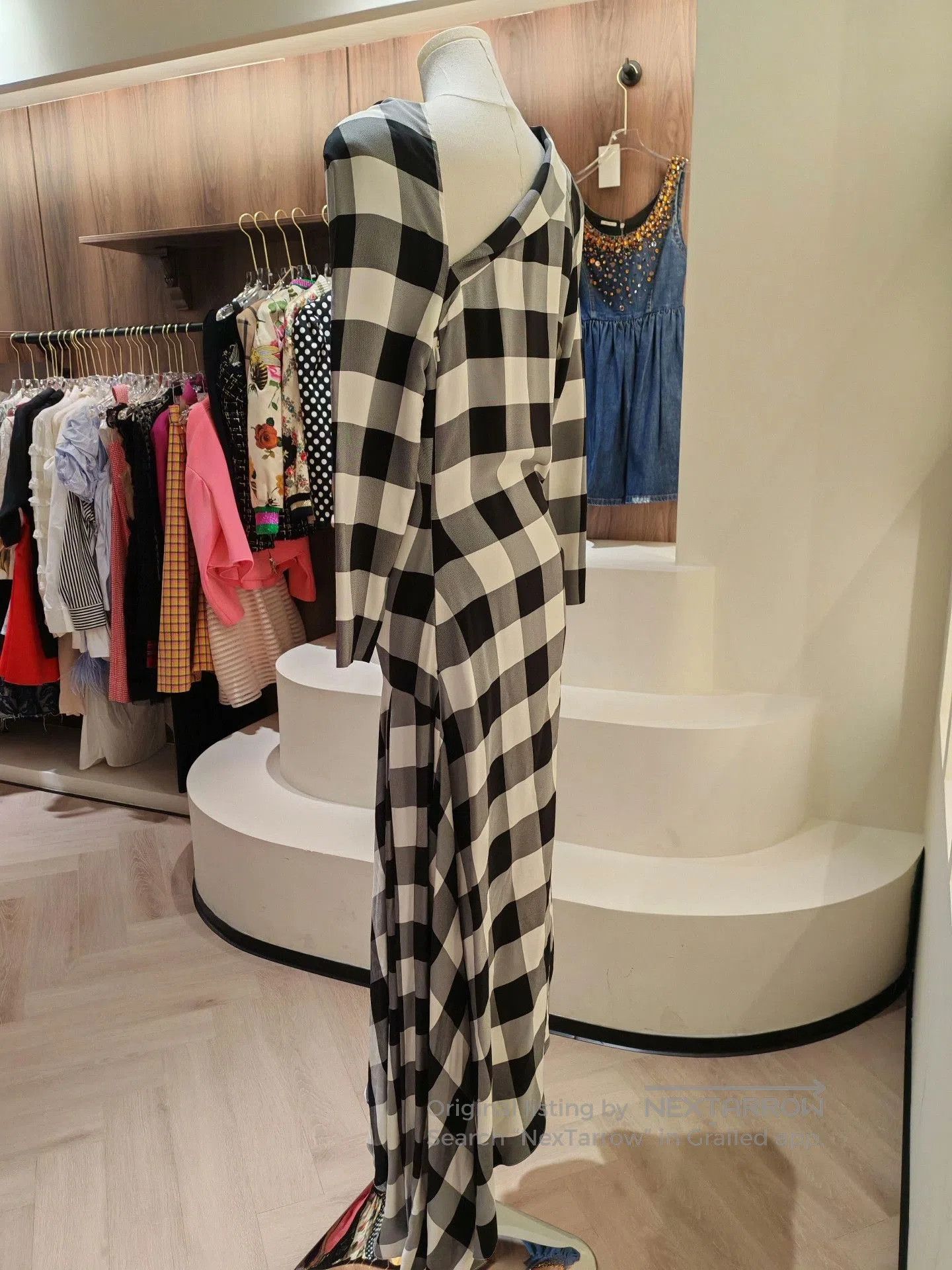 MONSE MONSE Plaid Designer Dress. Size M / US 6-8 / IT 42-44 - 6 Thumbnail