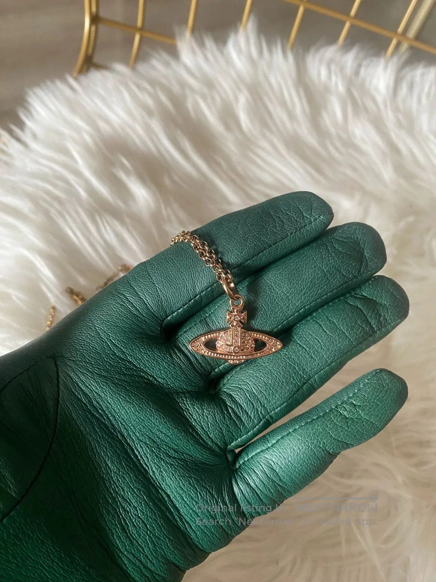 Vivienne Westwood Vivienne Westwood Mini Bas Saturn Necklace. Size ONE SIZE - 1 Thumbnail