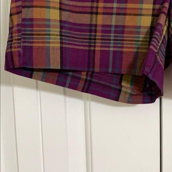 Other A New Day Purple Plaid Stretch Shorts 4 Size 27" / US 4 / IT 40 - 4 Thumbnail