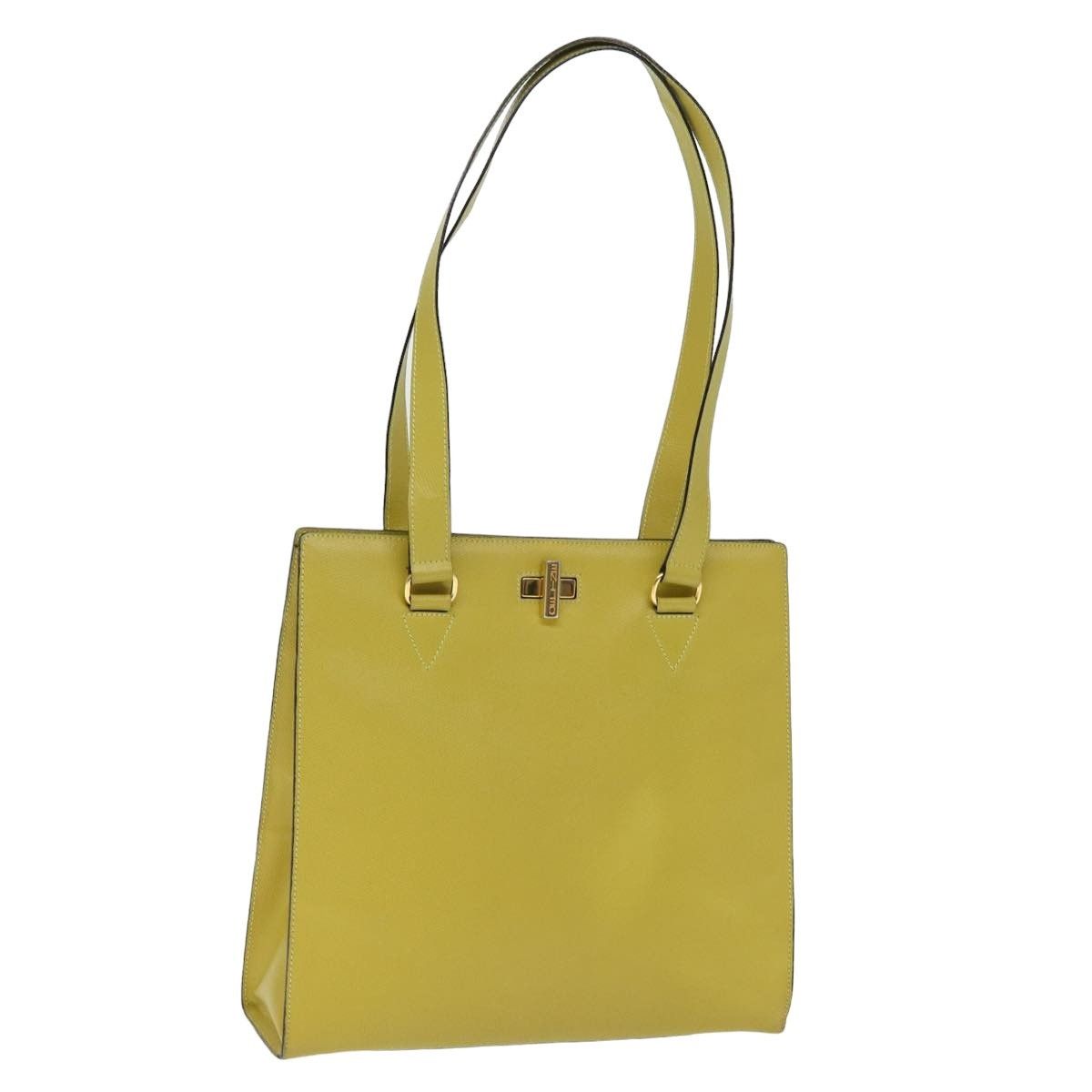 Celine CELINE Tote Bag Leather Yellow Size ONE SIZE - 1 Thumbnail