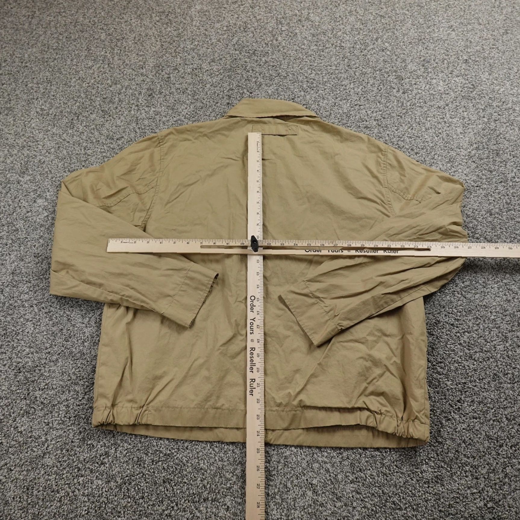 Tommy Hilfiger VINTAGE Tommy Hilfiger Jacket Mens M Beige Crest Logo Zip Chin Strap Bomber Golf Y2K Size US M / EU 48-50 / 2 - 7 Thumbnail