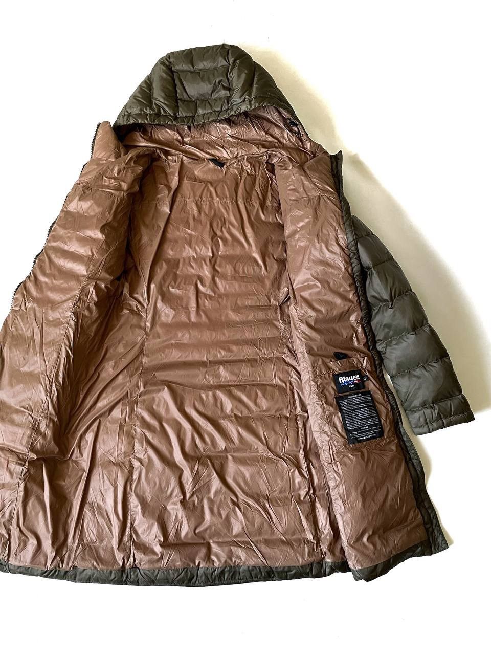 Other Women's Elongated Down Jacket Blauer USA Size XS Olive Color Size XS / US 0-2 / IT 36-38 - 6 Thumbnail
