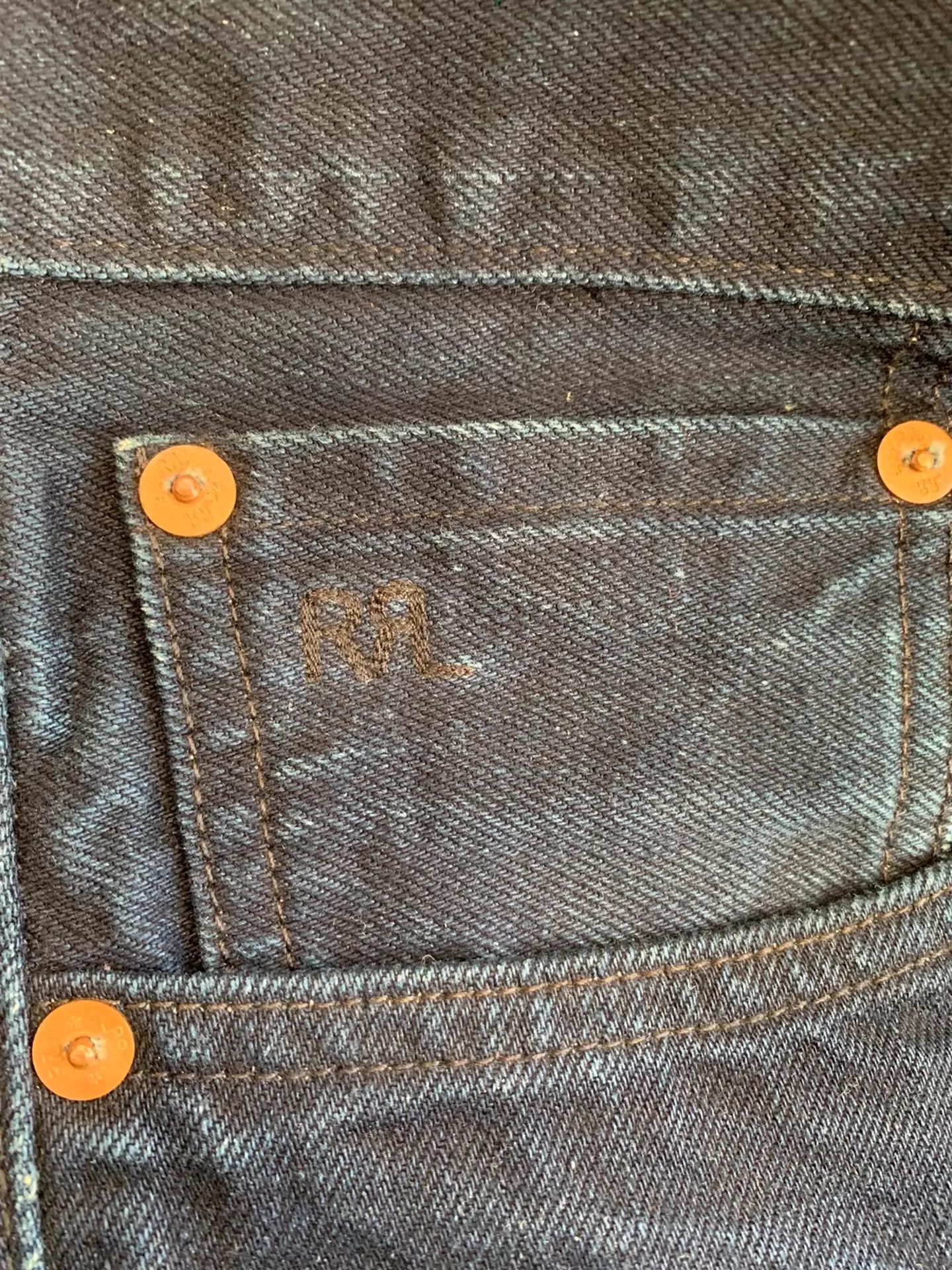 RRL Ralph Lauren RRL Vintage Indigo Slim Narrow Selvedge USA Jeans Size US 34 / EU 50 - 5 Thumbnail