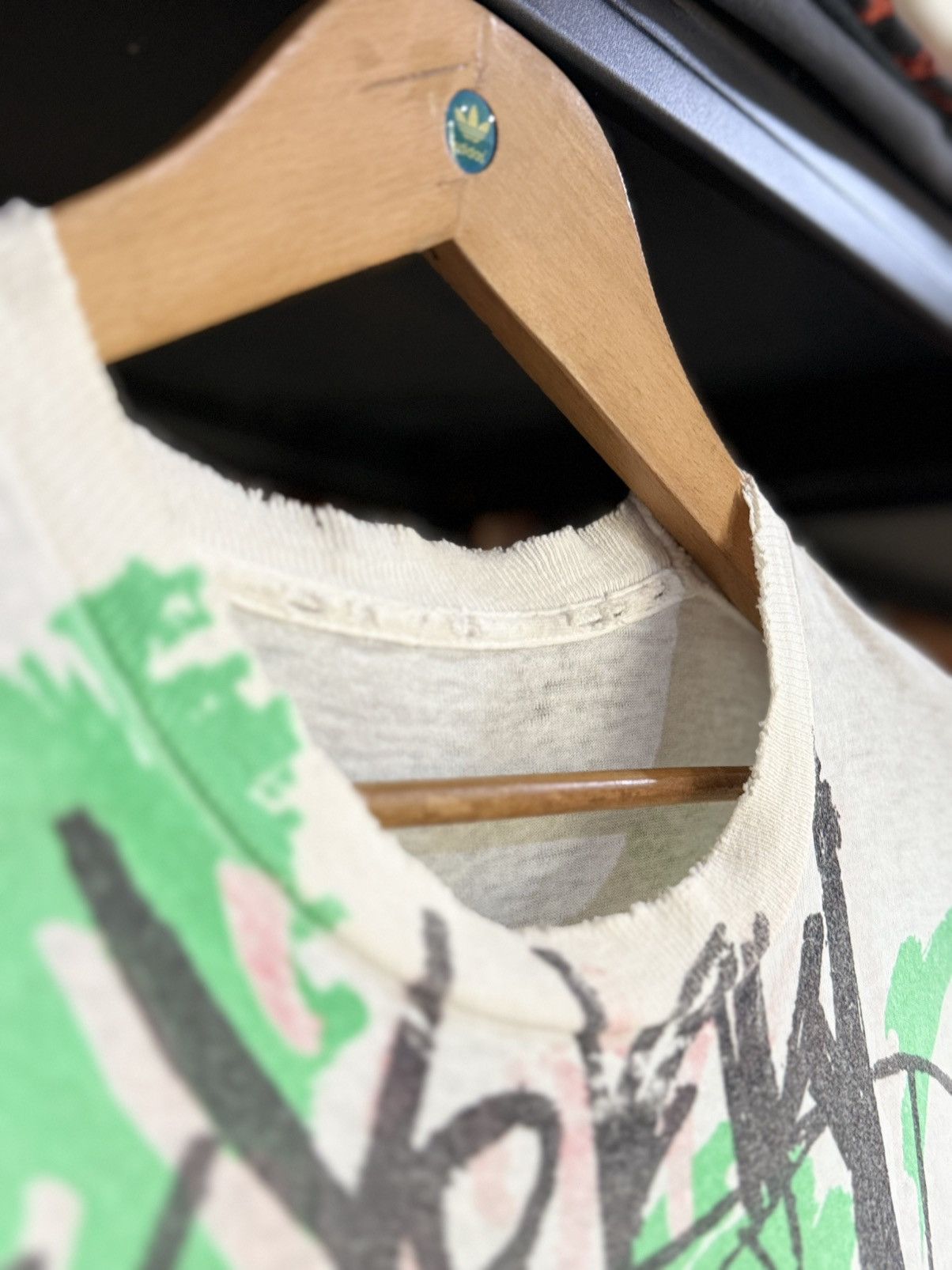 Fuck Art, Make Tees Thrashed Vintage 90s Art Ovp New York World Day Tour Tee Size US L / EU 52-54 / 3 - 4 Thumbnail