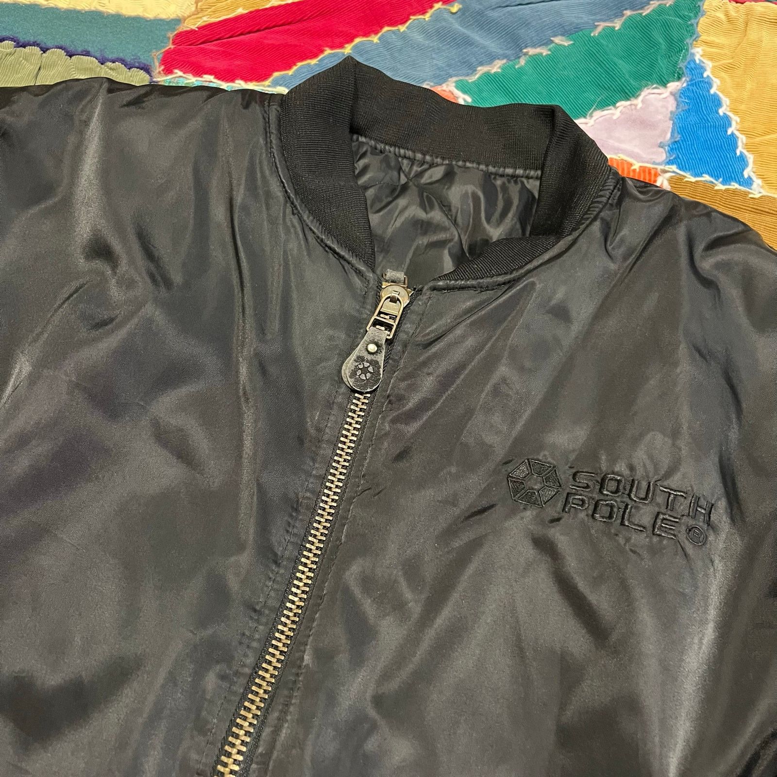 Southpole Y2K Southpole Full Zip Puffer Black Jacket Large / XL Size US L / EU 52-54 / 3 - 3 Thumbnail