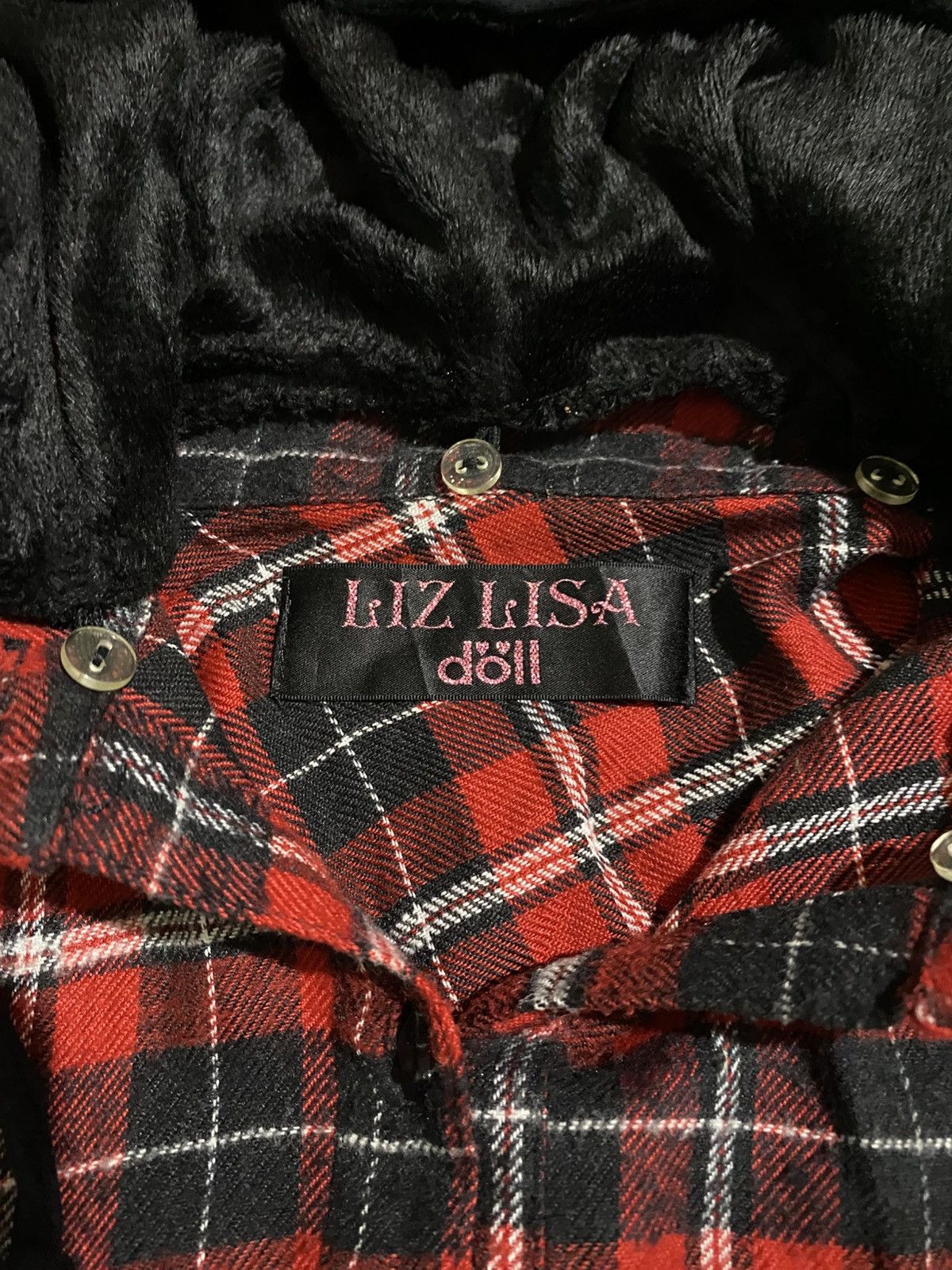 Japanese Brand LIZ LISA DOLL HOODIES PLAID SHIRT Size ONE SIZE - 5 Thumbnail