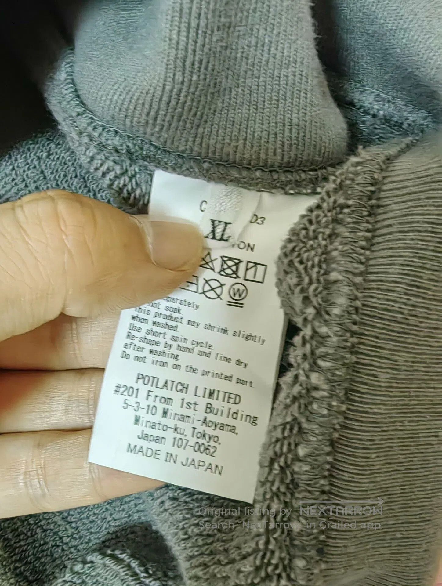 Cav Empt washed effect crew neck sweatshirt. Size XL / US 12-14 / IT 48-50 - 3 Thumbnail