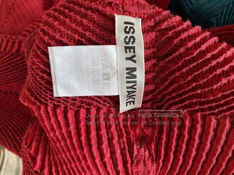 Issey Miyake Issey Miyake Red Long Sleeve Top Size M / US 6-8 / IT 42-44 - 8 Thumbnail