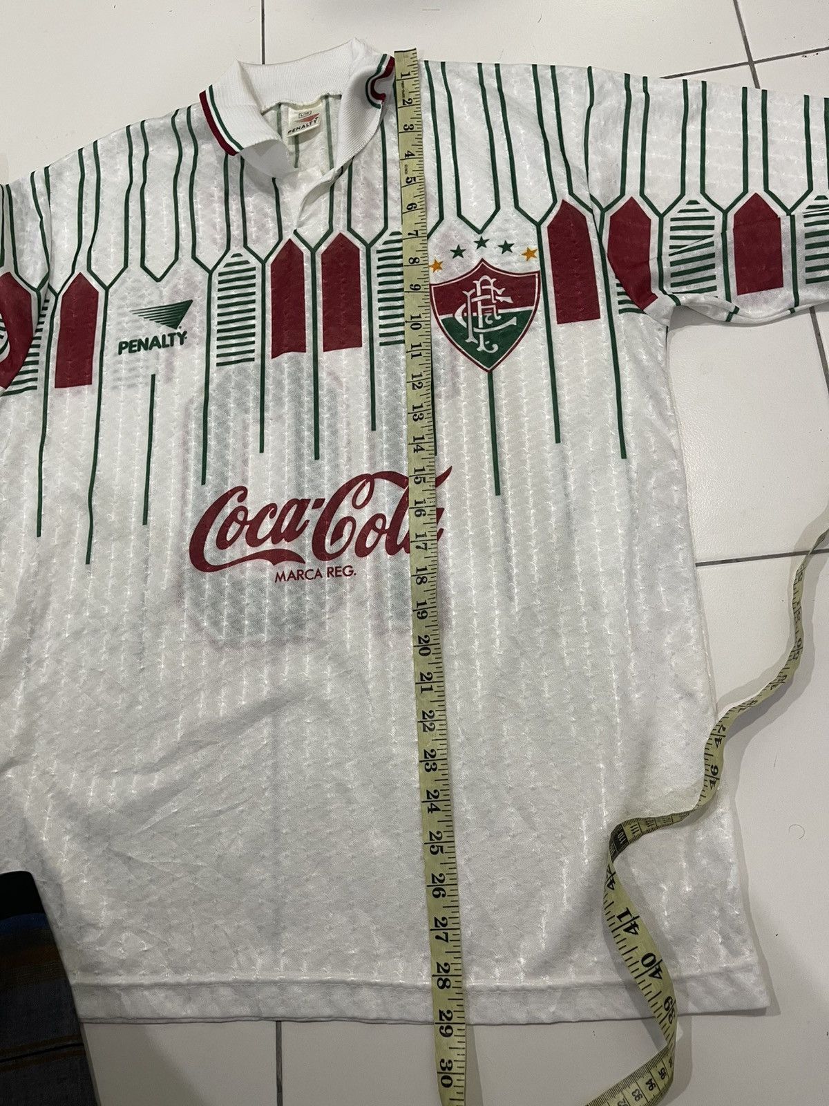 Penalty × Vintage Vintage Fluminense Away Jersey Size US L / EU 52-54 / 3 - 8 Thumbnail