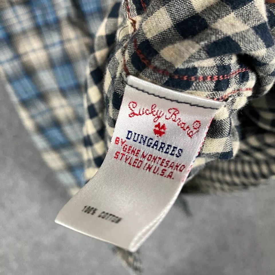 Lucky Brand Lucky Brand Shirt Men's XL Dungarees Plaid Long Sleeve Size US XL / EU 56 / 4 - 7 Thumbnail