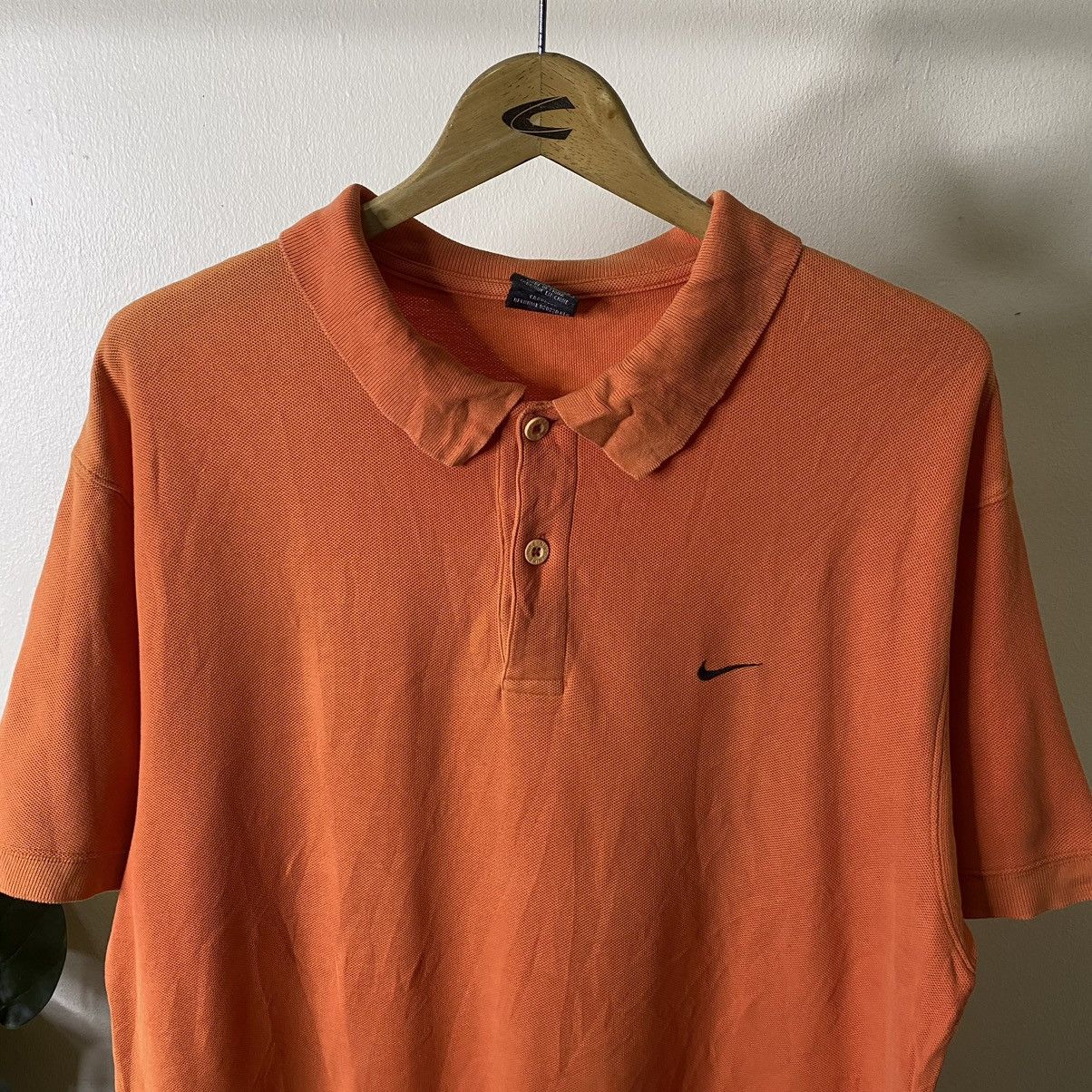Nike Vintage 2000s Team Nike Centre Swoosh Polo Tee Size US XL / EU 56 / 4 - 7 Thumbnail