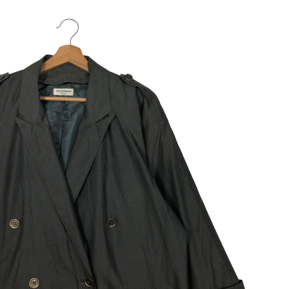 Japanese Brand 🔥VINTAGE LONG JACKET RAMOWEAR JAPAN ISSEY MIYAKE Size US M / EU 48-50 / 2 - 7 Thumbnail