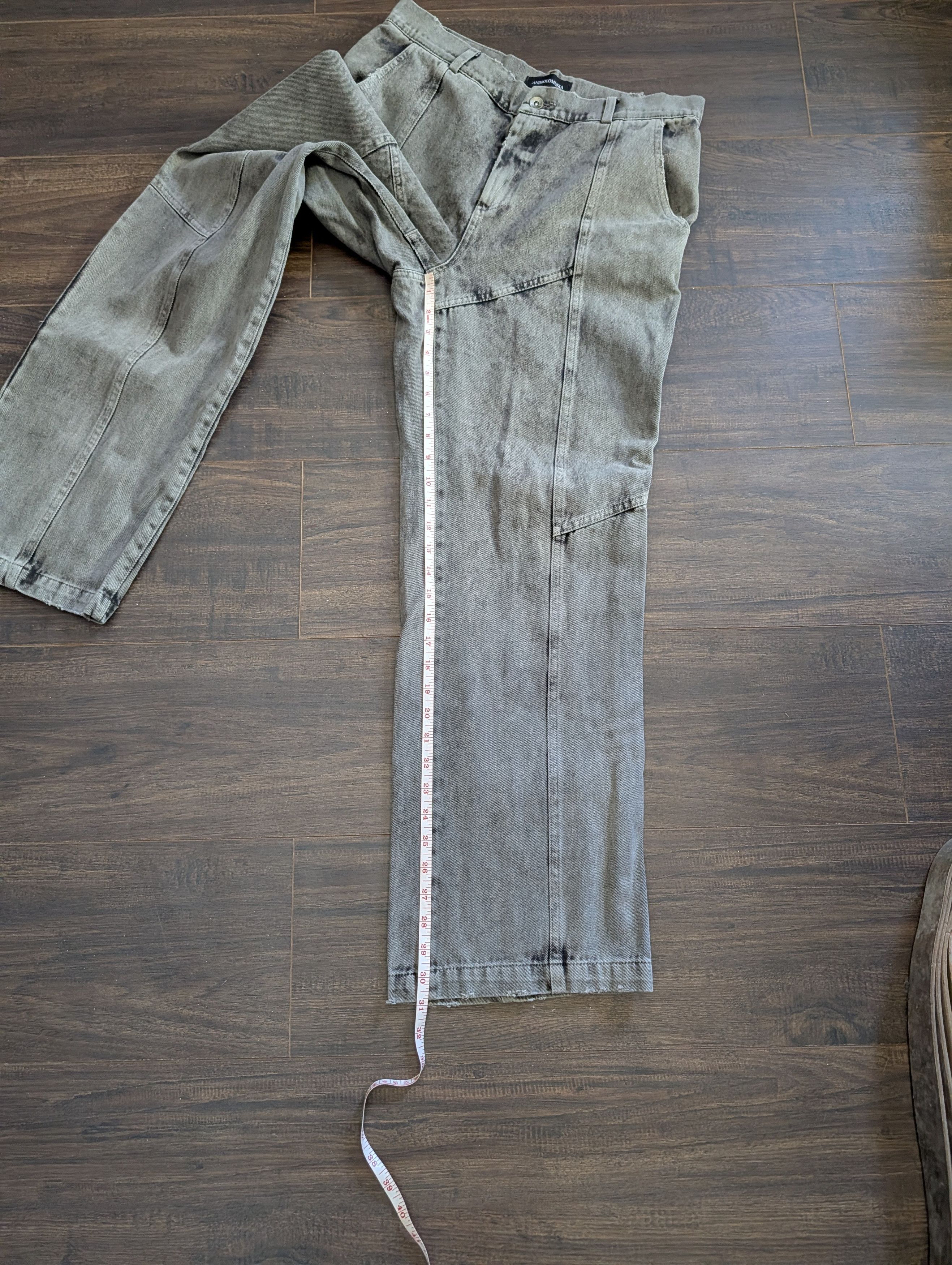Andreluciano ANDROLOMUSIA Shibari Jeans Straight Leg Paneled 32 Size US 32 / EU 48 - 15 Thumbnail