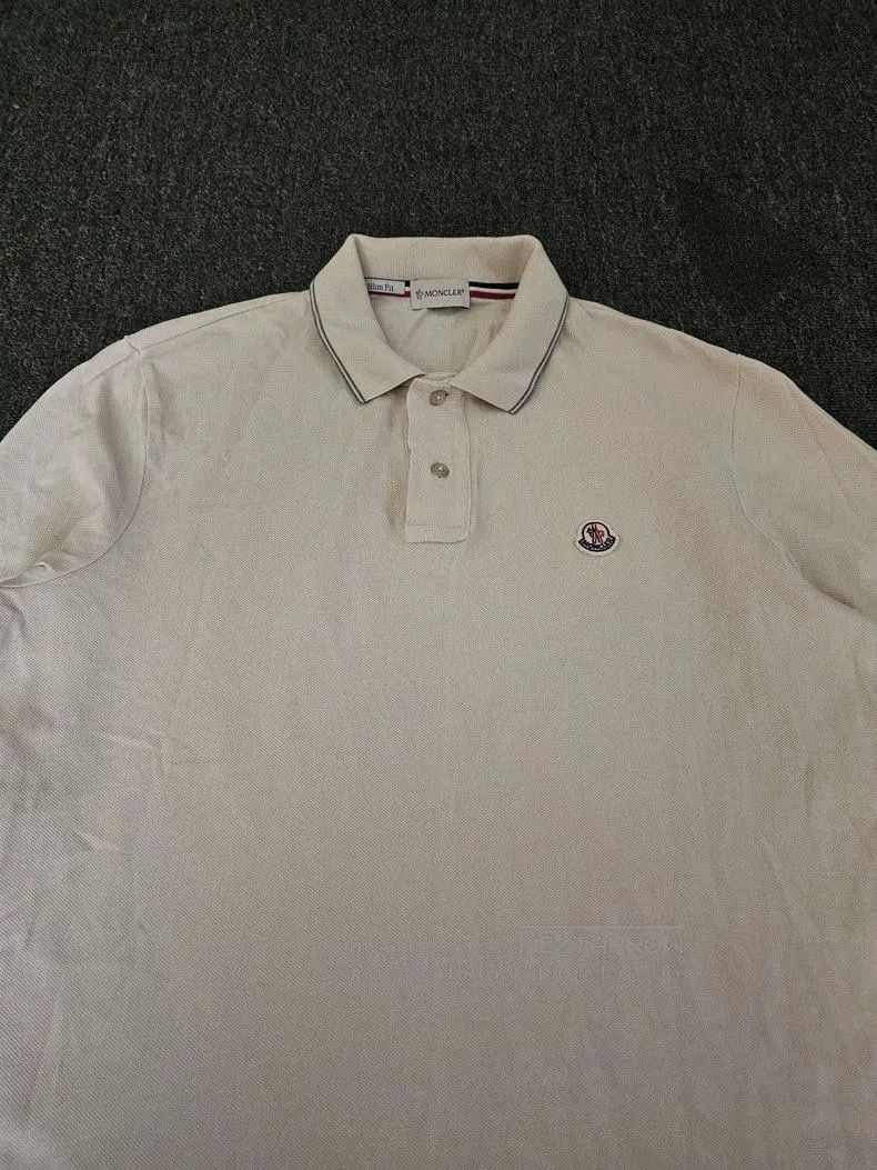 Moncler Moncler Men's Beige Long Sleeve Polo. Size US L / EU 52-54 / 3 - 2 Thumbnail