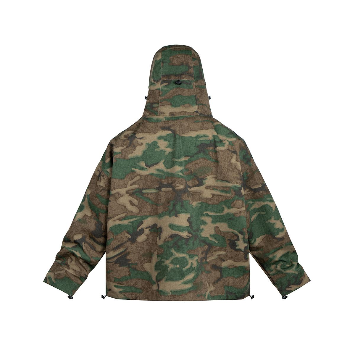 Japanese Brand × Vintage Streetwear Camouflage Hooded Army Jacket Size US XL / EU 56 / 4 - 2 Thumbnail
