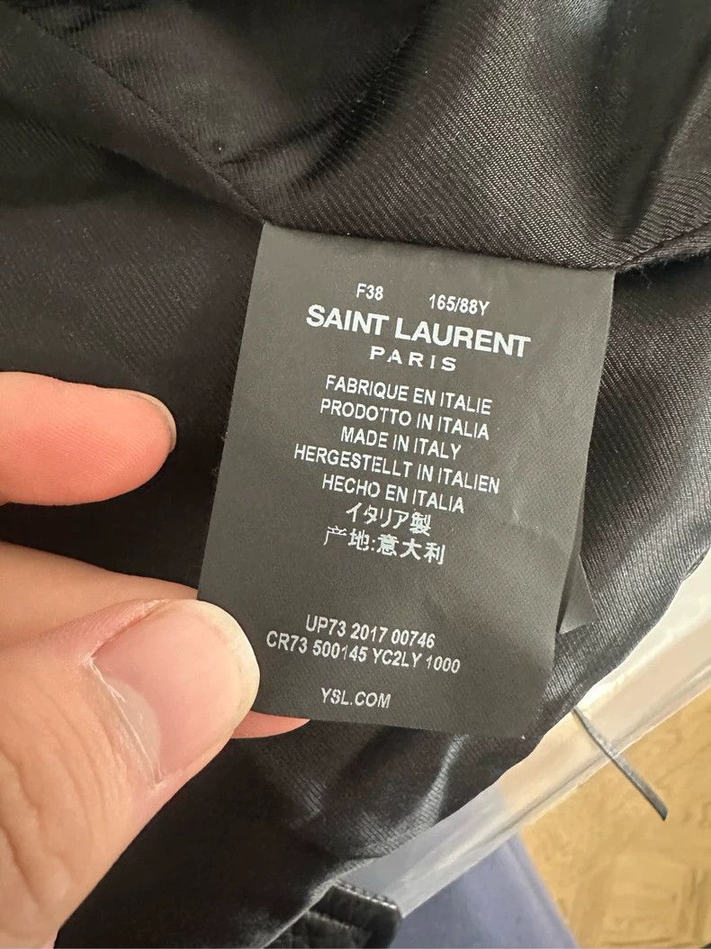 Saint Laurent Paris Saint Laurent Paris Black motorcycle leather jacket-2506 Size US M / EU 48-50 / 2 - 4 Thumbnail
