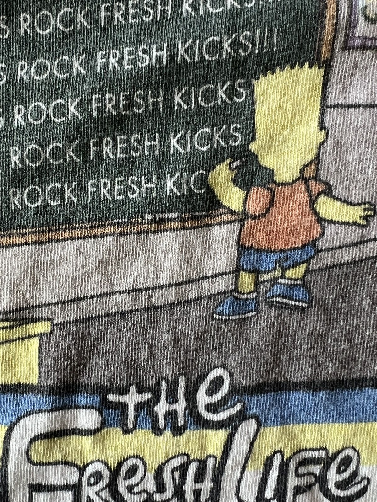 Anvil Bart Simpson baseball raglan fresh life parody chalkboard xl Size US XL / EU 56 / 4 - 3 Thumbnail