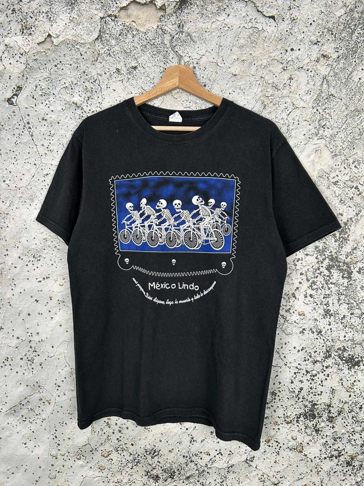 Other Vintage Mexico Lindo Horror Graphic Tee Streetwear 90s Size US M / EU 48-50 / 2 - 1 Thumbnail