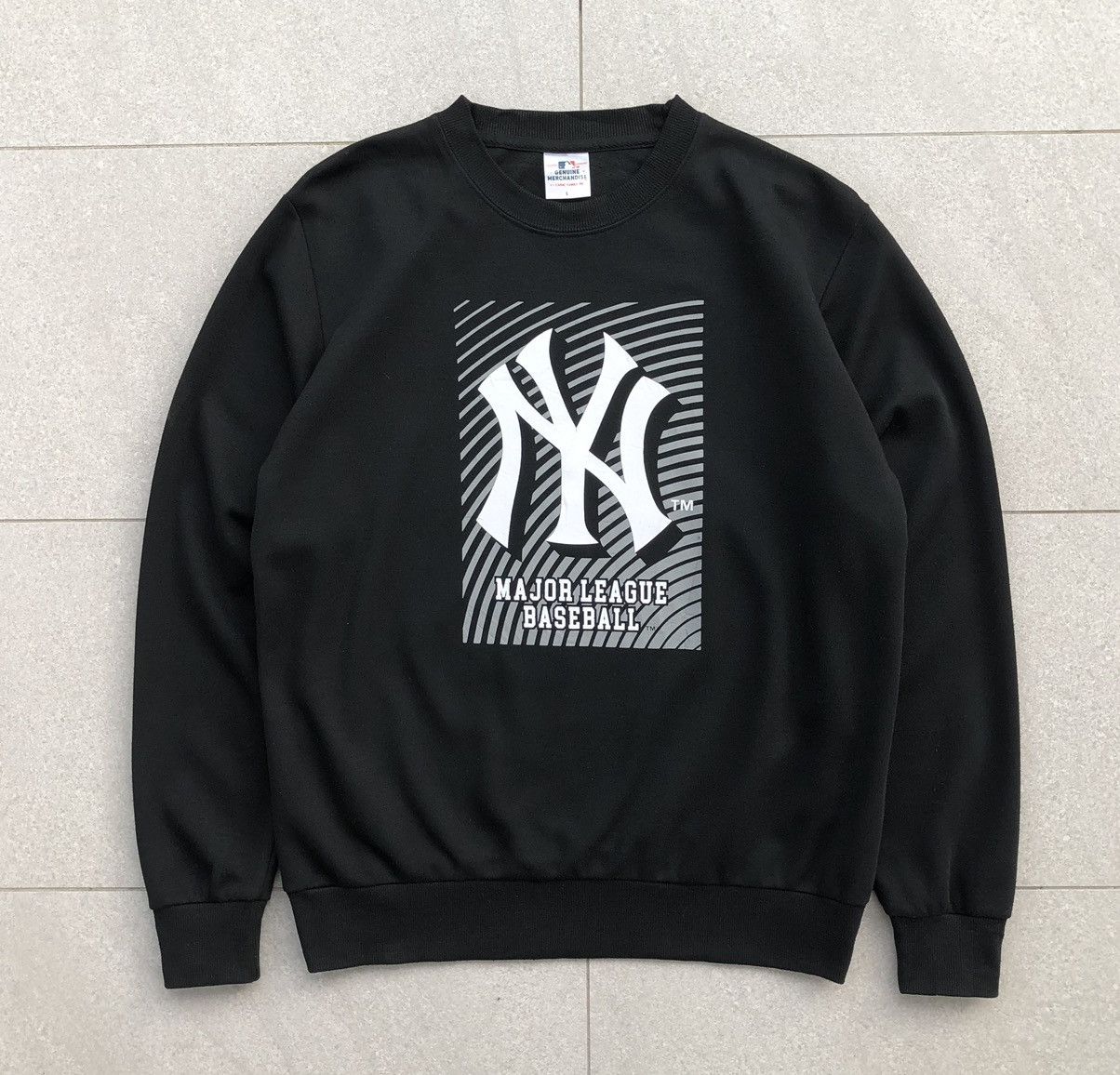 New York Yankees Vintage MLB New York Yankees Big Logo Crewneck Sweatshirt Size US L / EU 52-54 / 3 - 7 Thumbnail