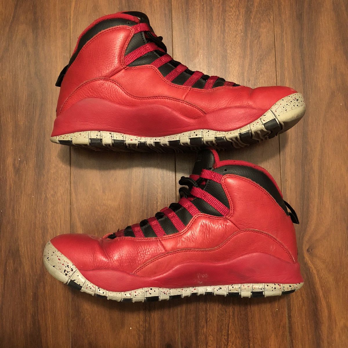Jordan Brand Nike Air Jordan 10 Retro bulls over broadway 705178-601 sz 9 Size US 9 / EU 42 - 1 Thumbnail
