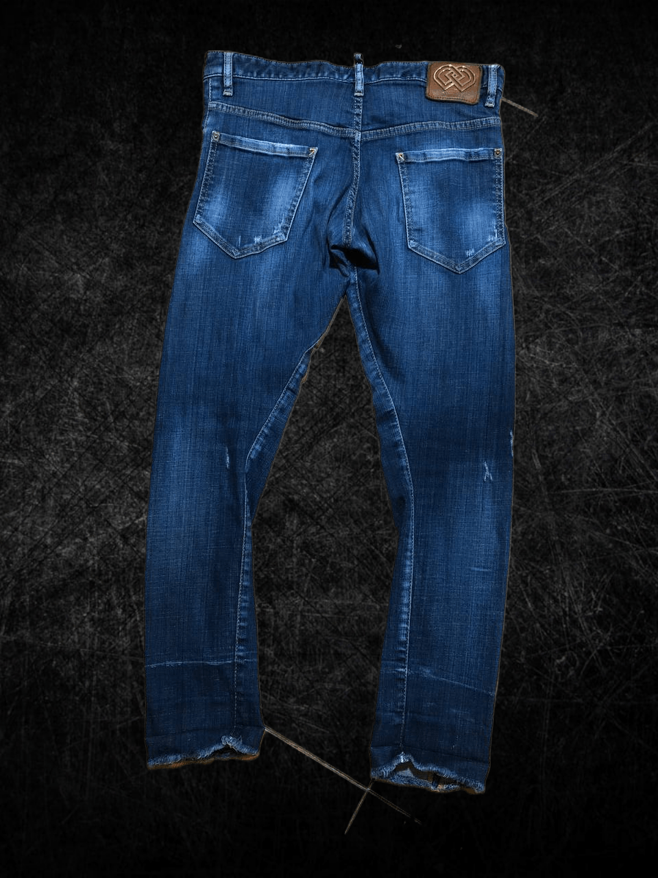 Dsquared2 DSQUARED2 COOL GUY Wash Denim Distressed Straight Jeans Size US 32 / EU 48 - 1 Thumbnail