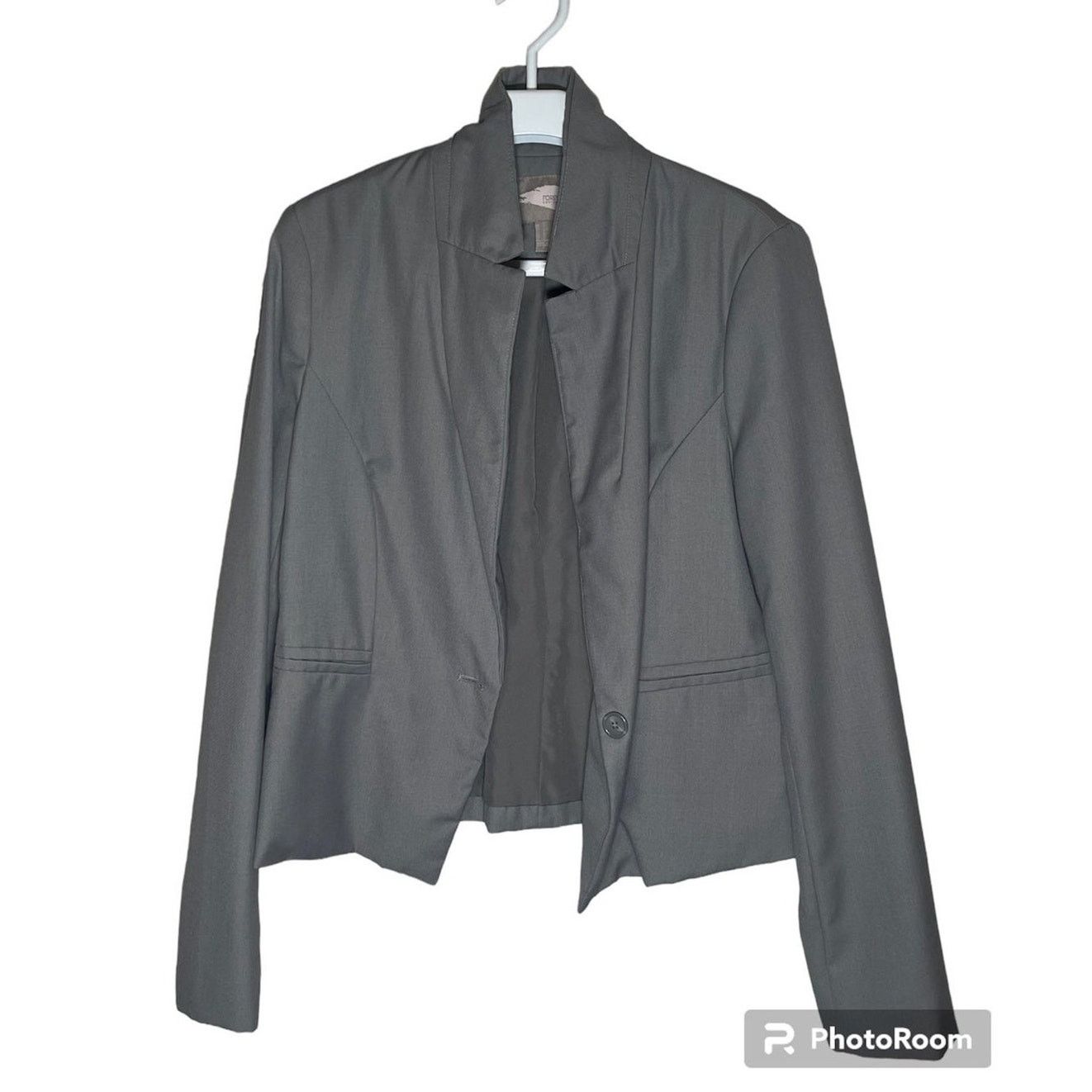 Forever 21 Forever21 Gray Open Front Blazer Women’s Size L NWOT Size L / US 10 / IT 46 - 1 Thumbnail
