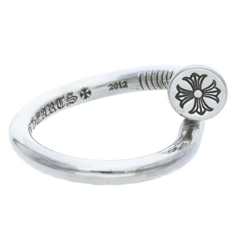 Chrome Hearts Nail Flat Silver Ring GZ11