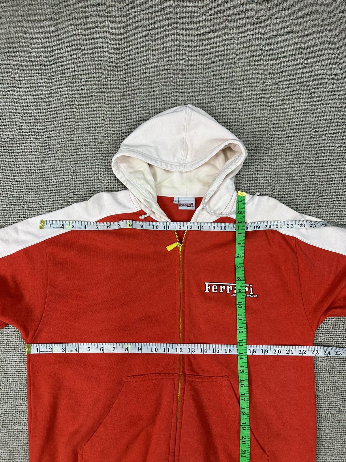 Ferrari Vintage Ferrari Gearbox Hoodie Jacket Z378 Size US L / EU 52-54 / 3 - 6 Thumbnail
