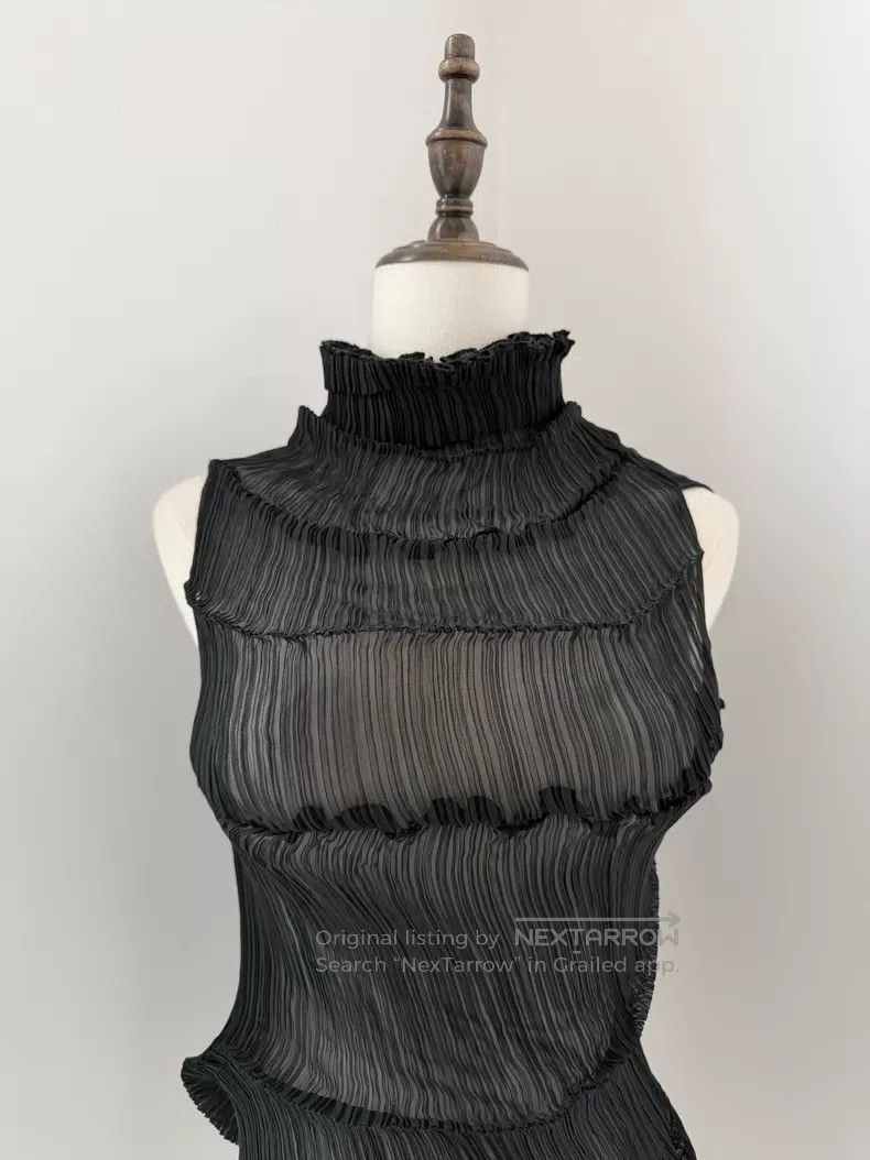 Issey Miyake Issey Miyake Black Vest Size M / US 6-8 / IT 42-44 - 3 Thumbnail