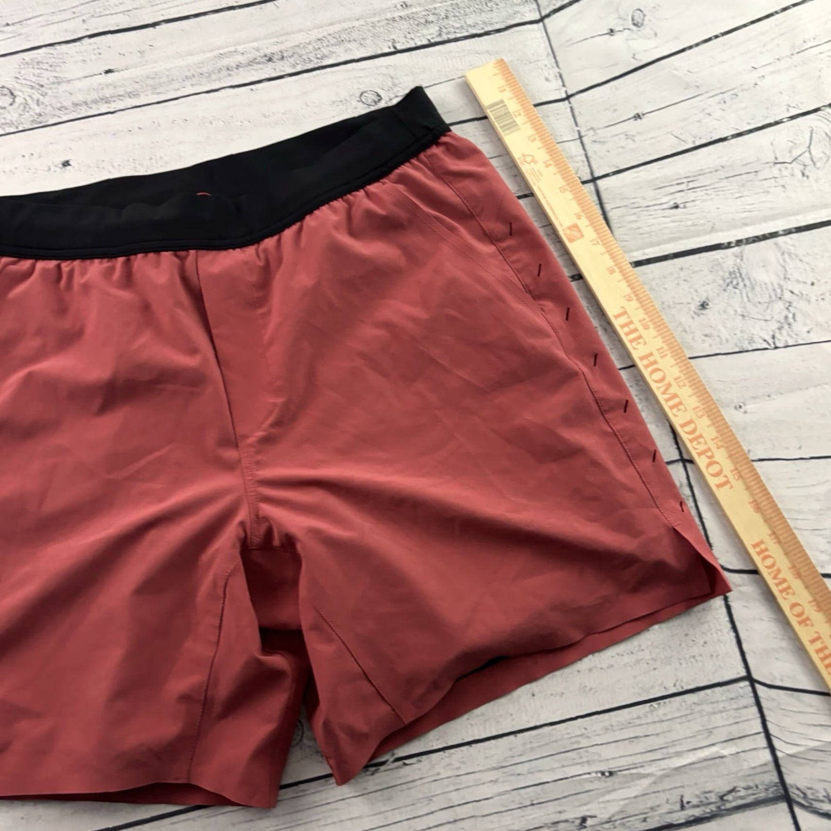 Ten Thousand Ten Thousand Gear Lined Athletic Shorts Men XL Salmon Pink Athletic Shorts Mens XL Pink Lined Size US 36 / EU 52 - 2 Thumbnail