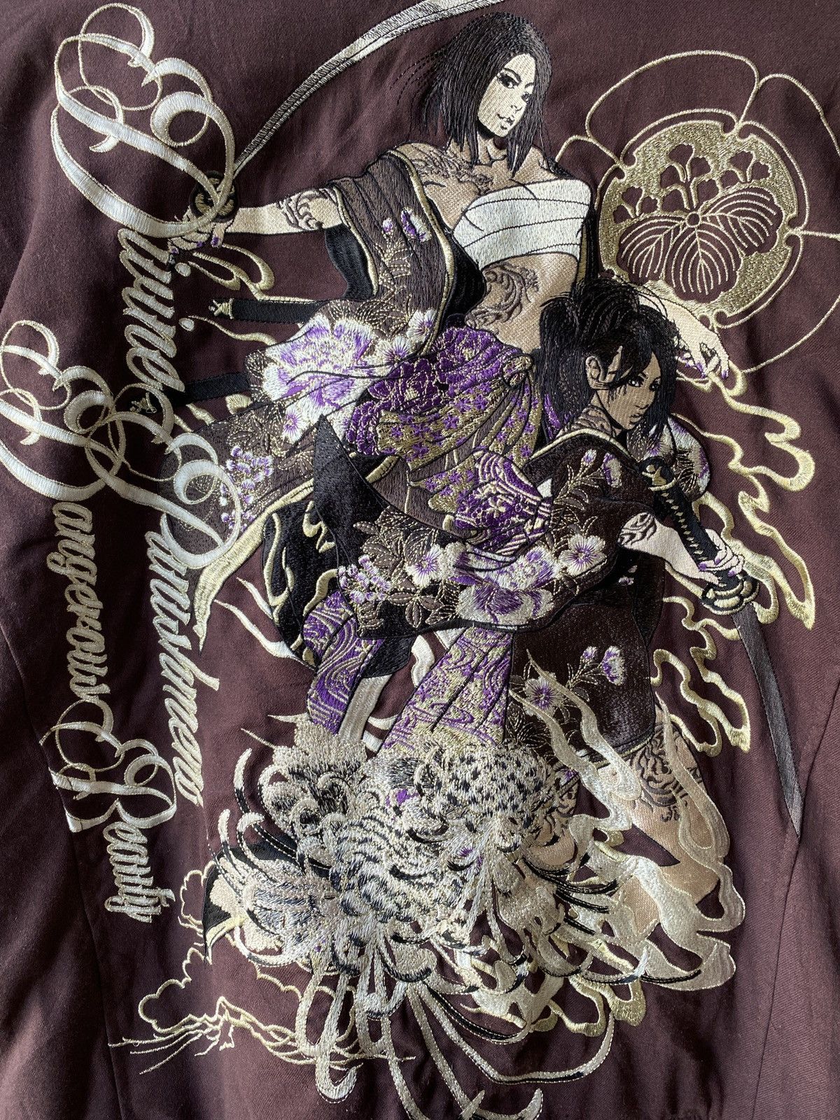 If Six Was Nine Vintage Japanese Traditional Samurai Bomber Jacket Size US XL / EU 56 / 4 - 16 Thumbnail