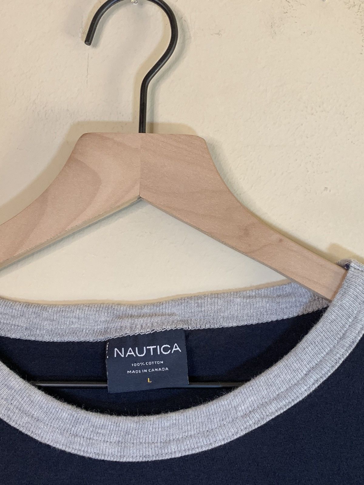Nautica *RARE* Vintage Nautica Long Sleeve Print Canada-Made Shirt Size US L / EU 52-54 / 3 - 5 Thumbnail