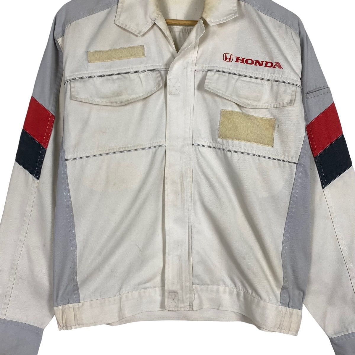 Honda Vintage 90s Honda Workwear Zipper Jacket Size US M / EU 48-50 / 2 - 6 Thumbnail