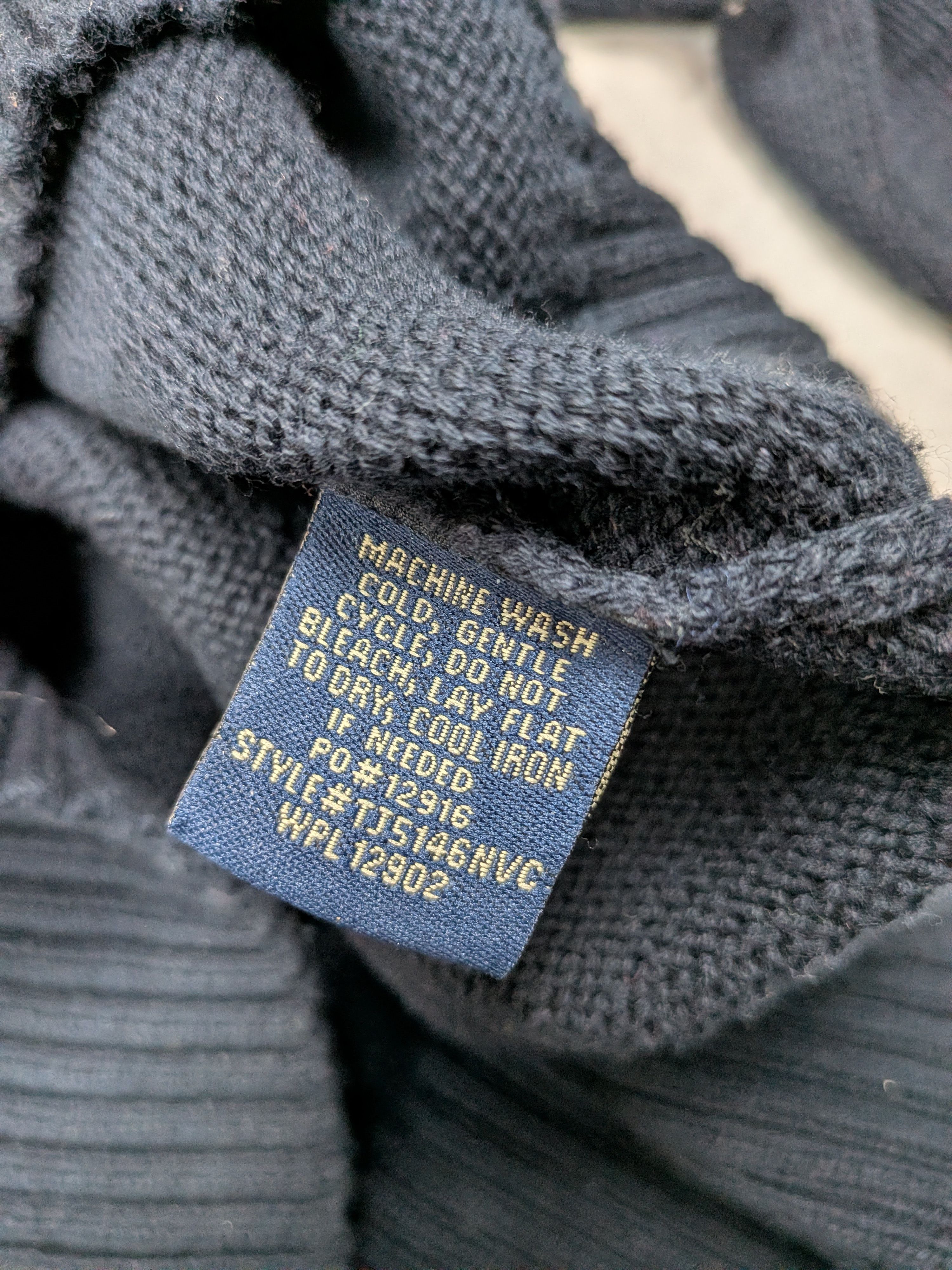 U.S. Polo Assn. USPA Navy Quarter-Zip Sweater XL Winter Pullover Size US XL / EU 56 / 4 - 10 Thumbnail