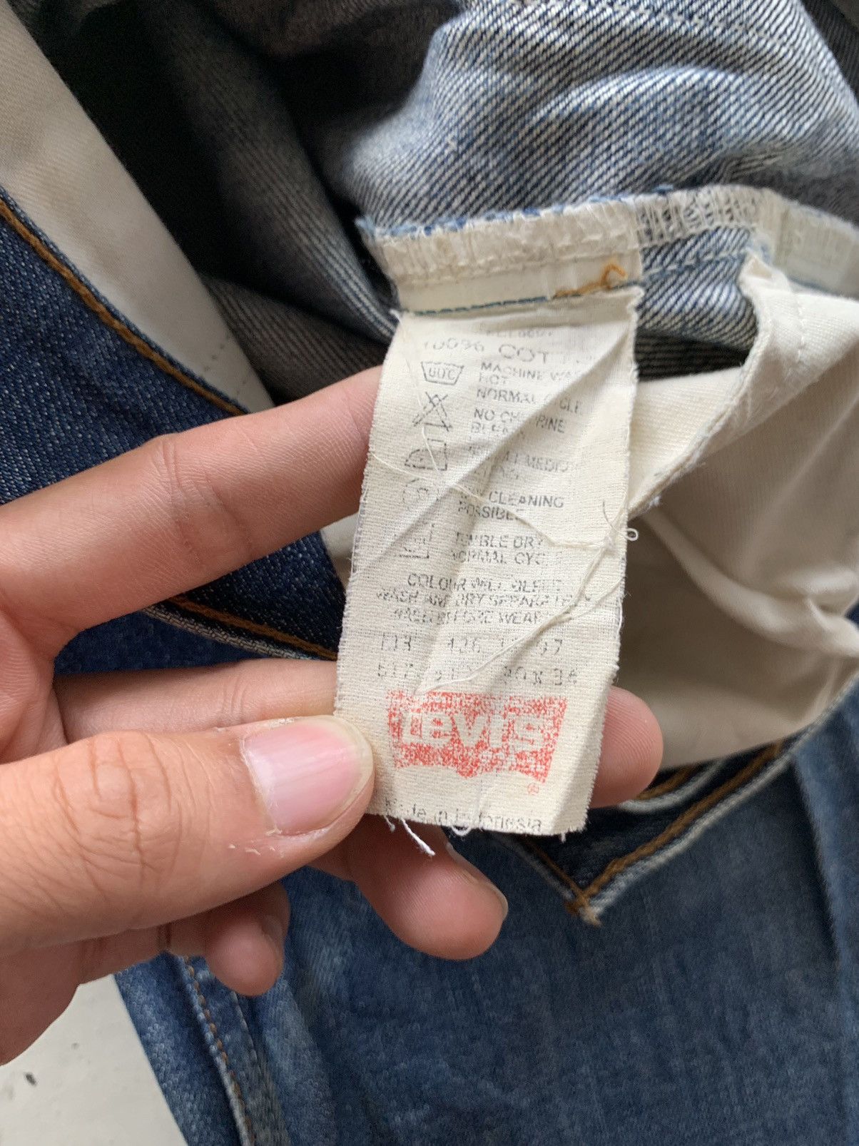 If Six Was Nine × Levi's × Tornado Mart Vintage Levi’s Ripped Boot Cut Denim Size US 30 / EU 46 - 7 Thumbnail