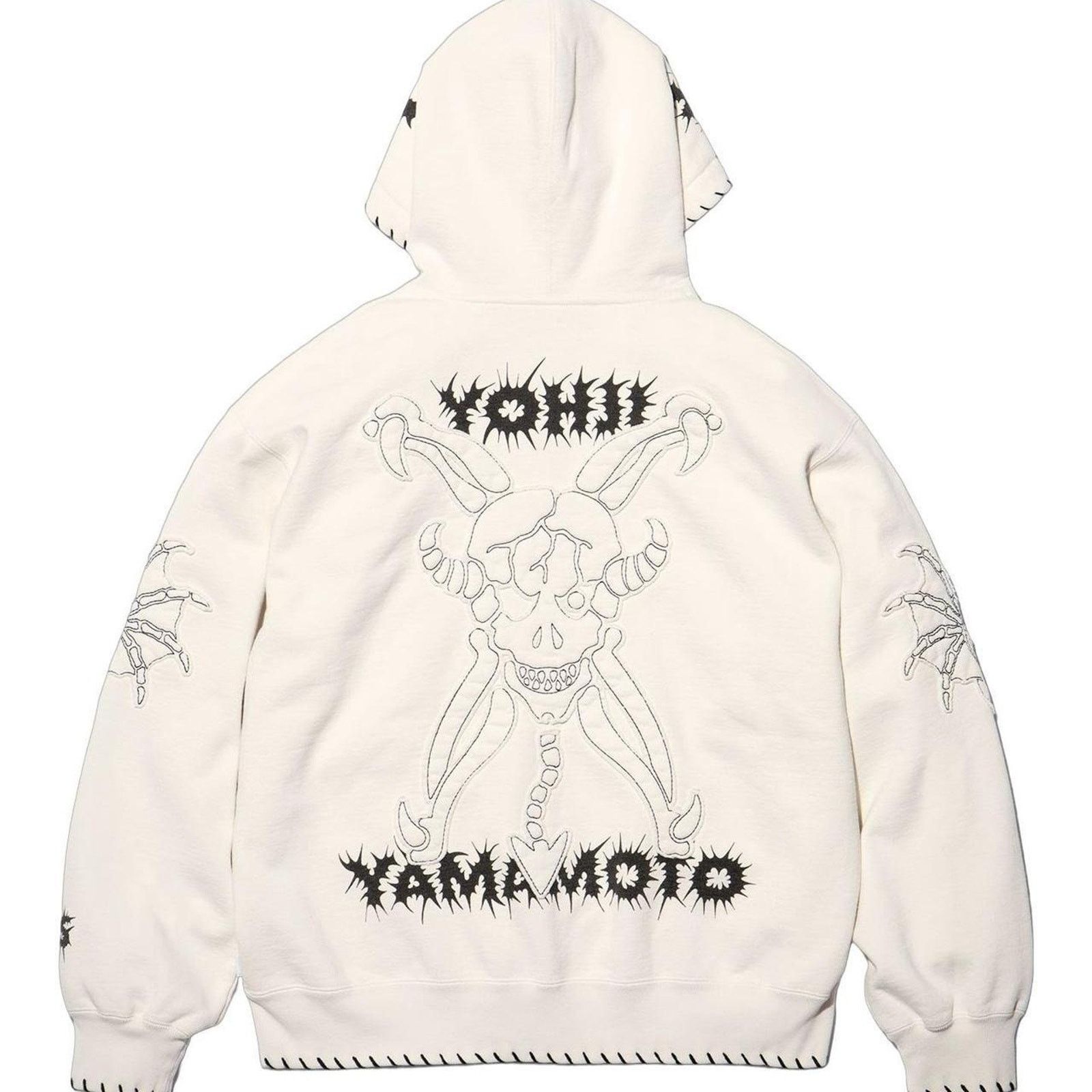 Supreme 🖤 Supreme x Yohji Yamamoto Zip Up "White" XXL Size US XXL / EU 58 / 5 - 2 Thumbnail