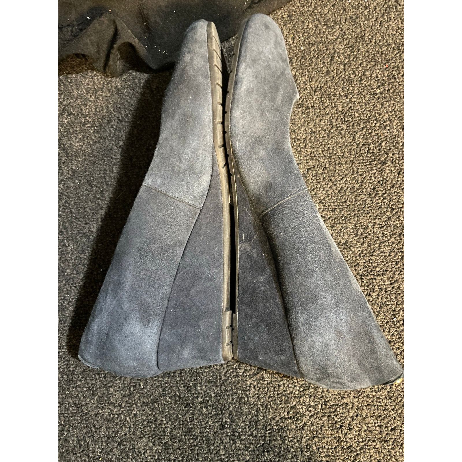 Clarks Clark’s Artisan Blue Suede Wedge Vendra Bloom Slip On 11 M Size US 11 / IT 41 - 7 Thumbnail
