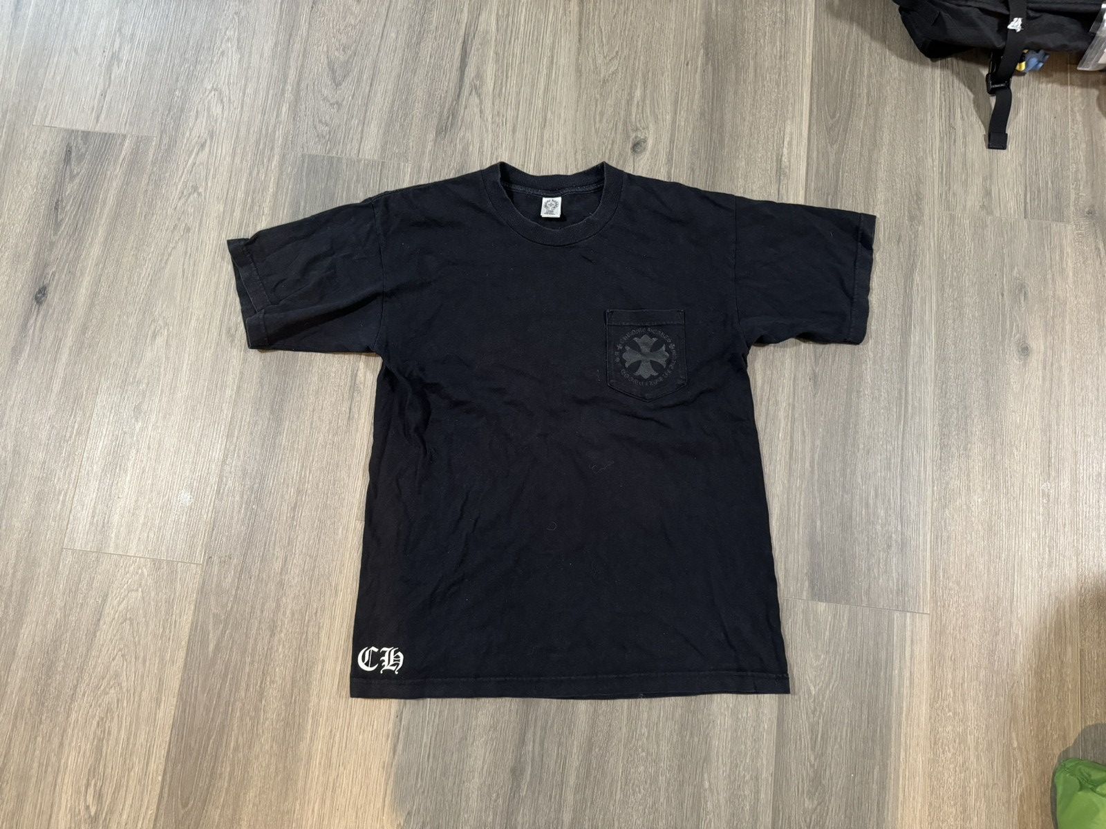 image of Chrome Hearts All Black Cross On Cross, Men's (Size Large)