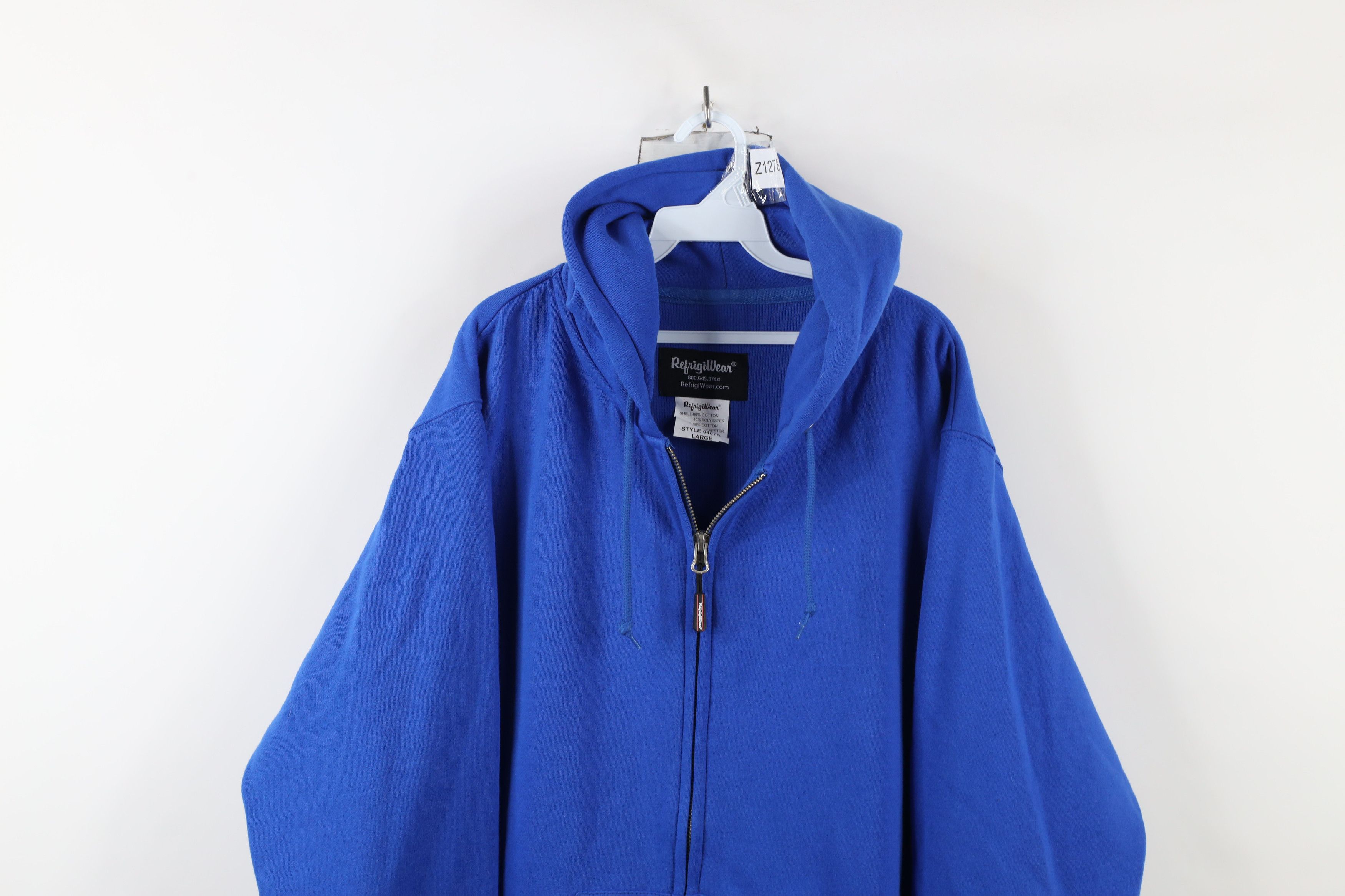 Vintage Vintage 90s Streetwear Double Wall Thermal Lined Hoodie Size US L / EU 52-54 / 3 - 2 Thumbnail