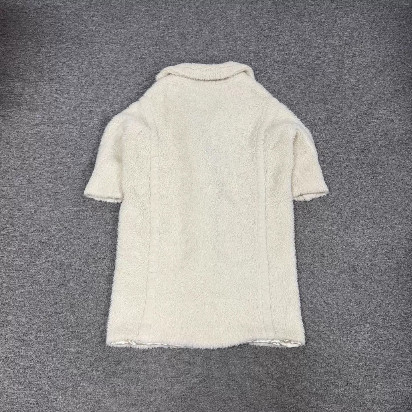 Max Mara MaxMara ivory alpaca Teddy coat lapel mid-length XS 97 new Size XS / US 0-2 / IT 36-38 - 2 Thumbnail