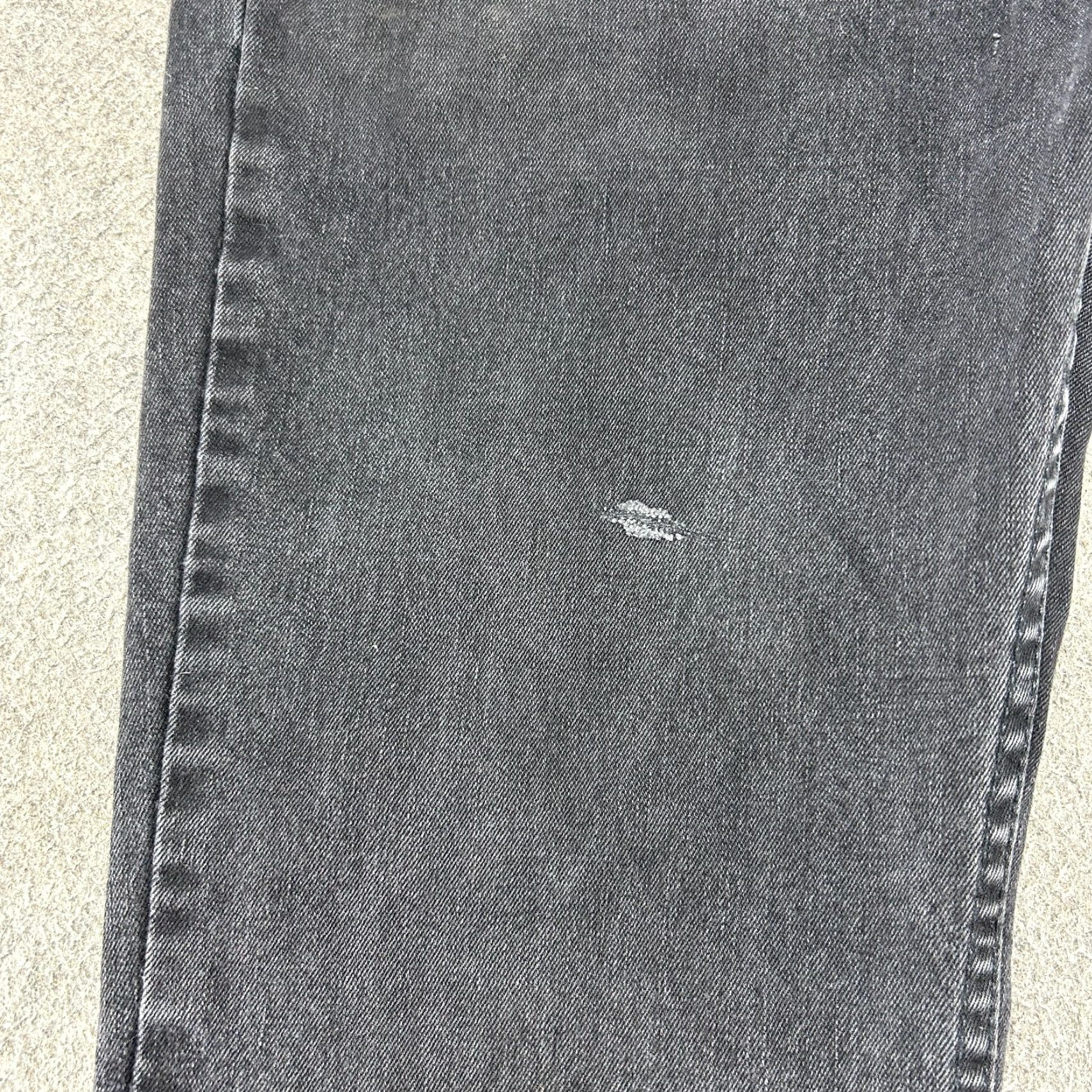 Levi's Levi's 514 Jeans Mens 34x30 Black Slim Straight Leg Dark Wash Stretch Flex Vintage No Size US 34 / EU 50 - 4 Thumbnail