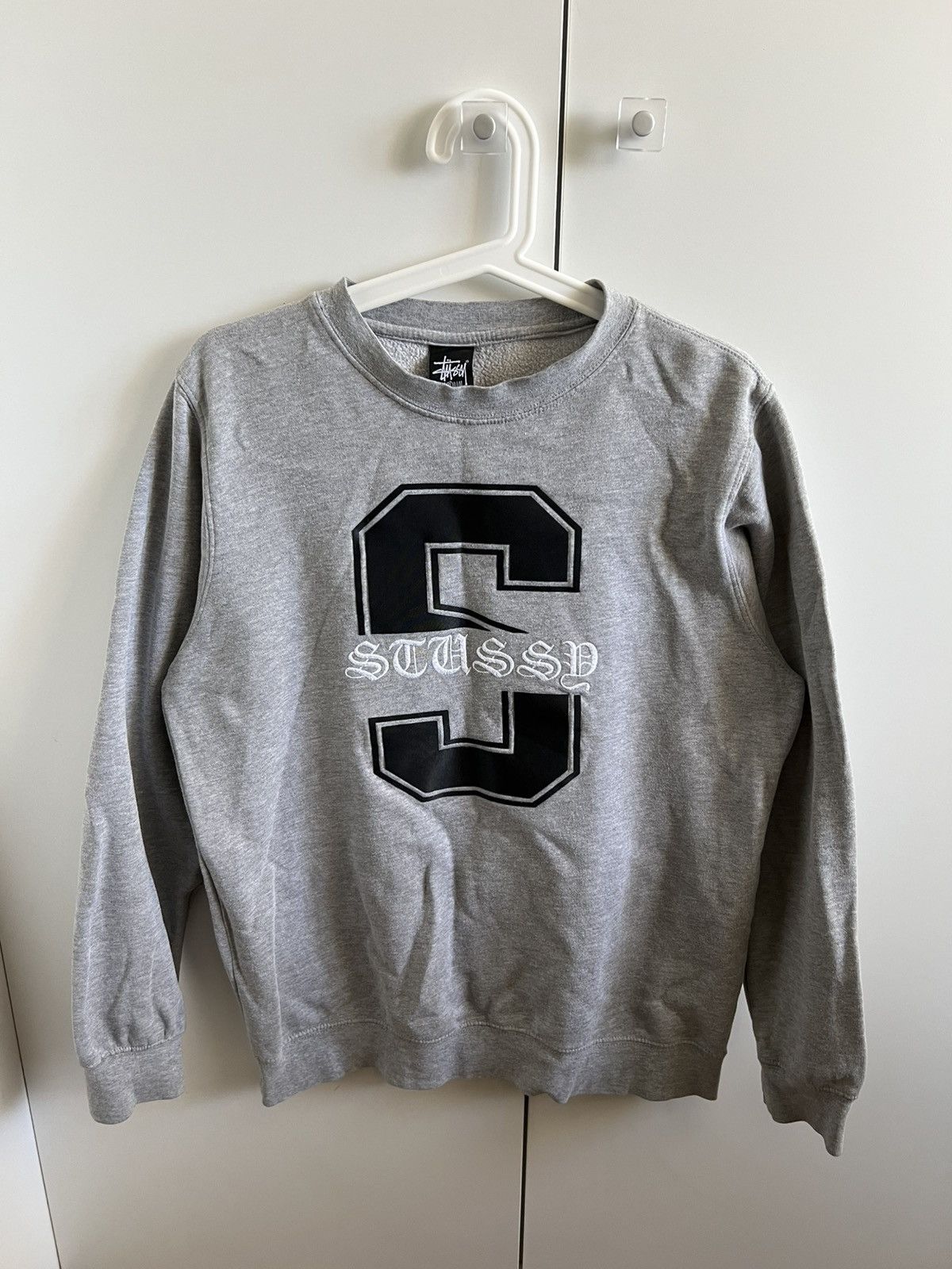 Stussy Stussy grey cotton s-logo sweatshirt Size US M / EU 48-50 / 2 - 1 Thumbnail