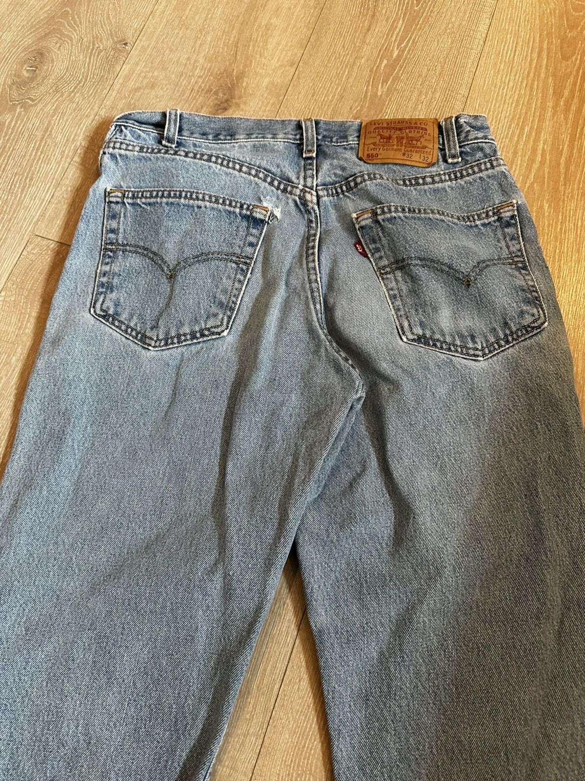 Levi's Y2K Levi 550 blue denim Size US 32 / EU 48 - 6 Thumbnail