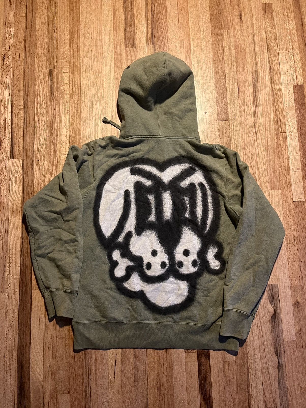 Supreme bone zip up sweatshirt store