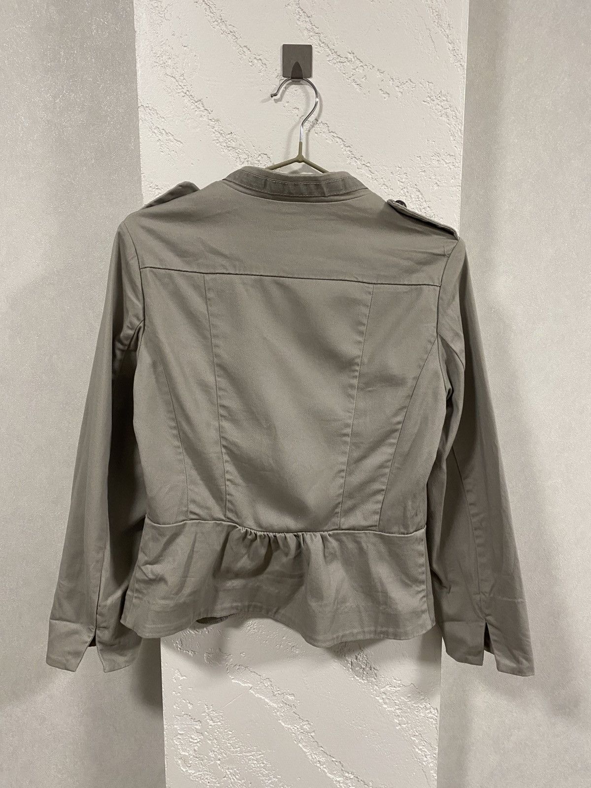 Hedi Slimane Napoleon Button Avantgarde Jacket Balmain Style Y2K LGB sz 6 Size M / US 6-8 / IT 42-44 - 6 Thumbnail