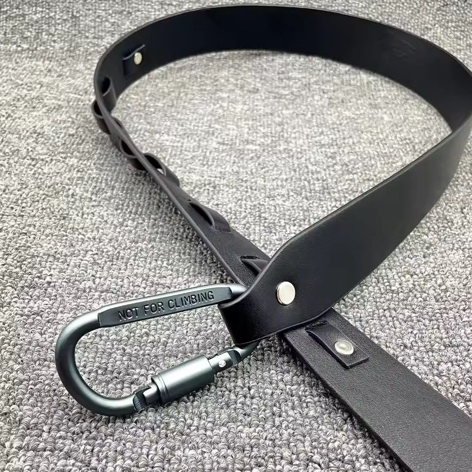 Other PU Leather Carabiner Buckle Belt Size 32 - 3 Thumbnail