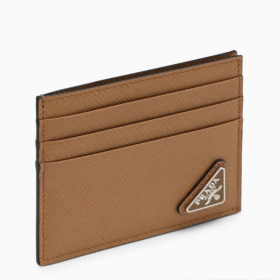 image of Prada O1D2Blof01223 Card Holder In Brown, Men's