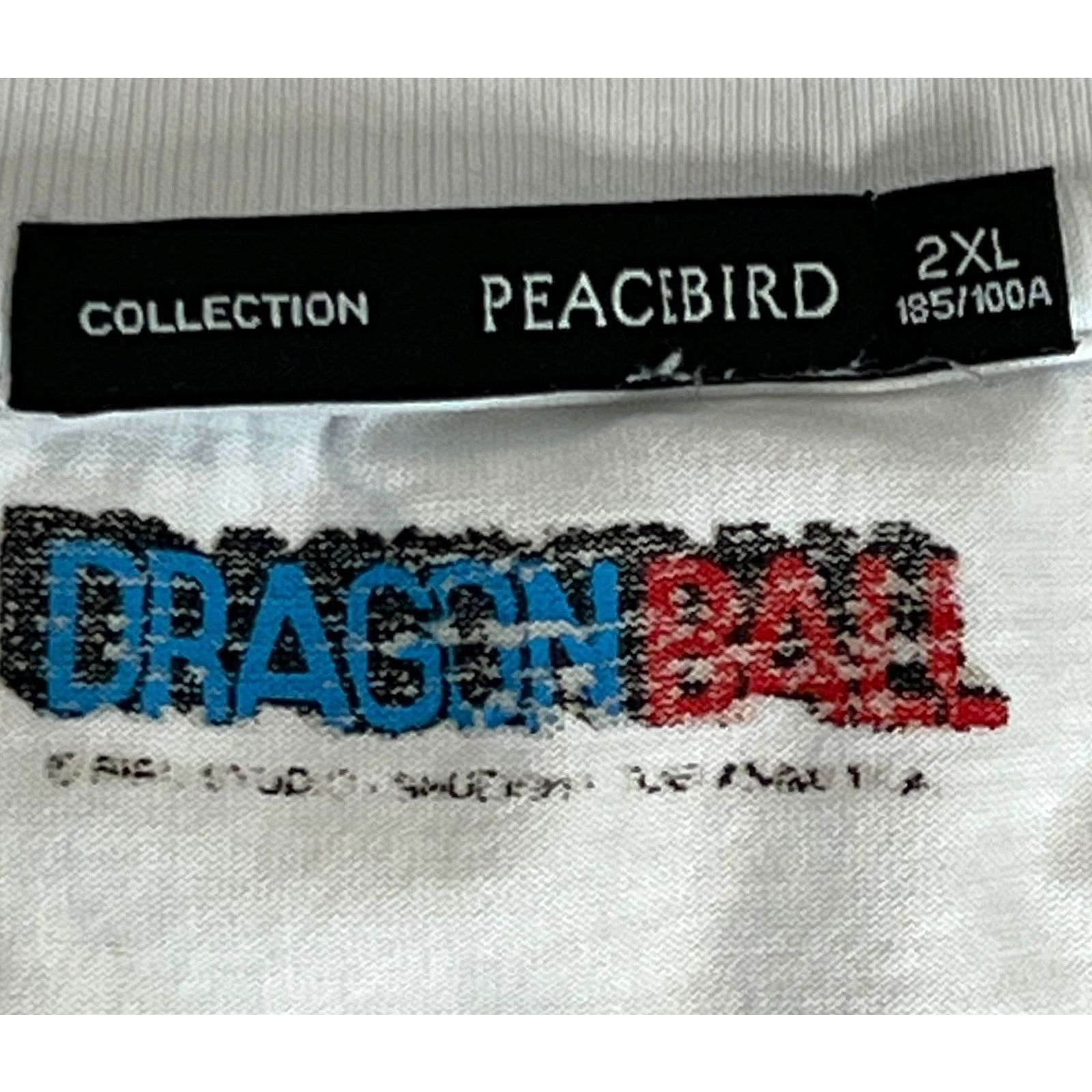 Other Dragon Ball x Peacebird White Tee 2XL | Goku Rare T-Shirt Size US XL / EU 56 / 4 - 3 Thumbnail