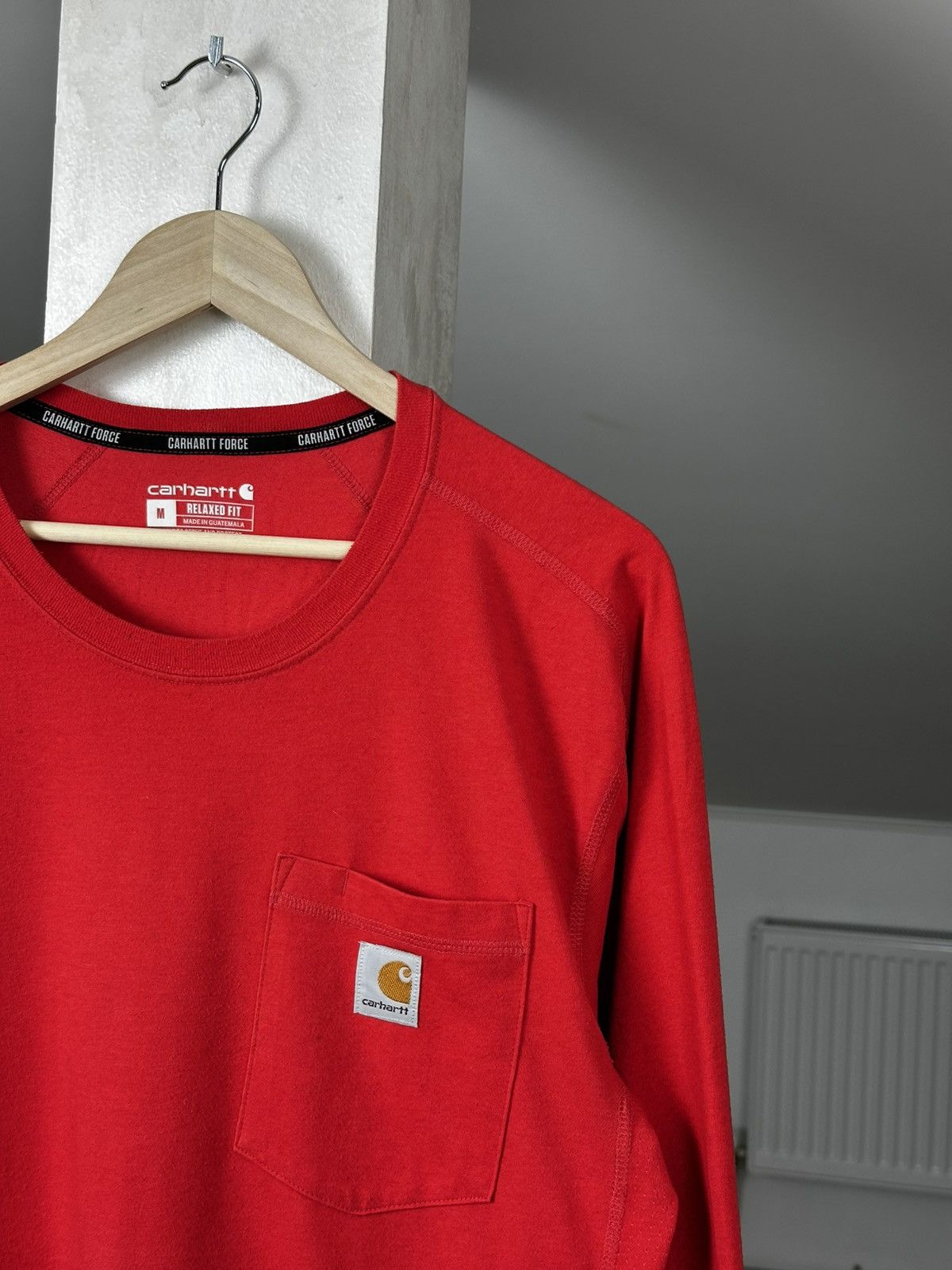 Carhartt Vintage Carhartt Force Red Tee Skater Size US M / EU 48-50 / 2 - 3 Thumbnail