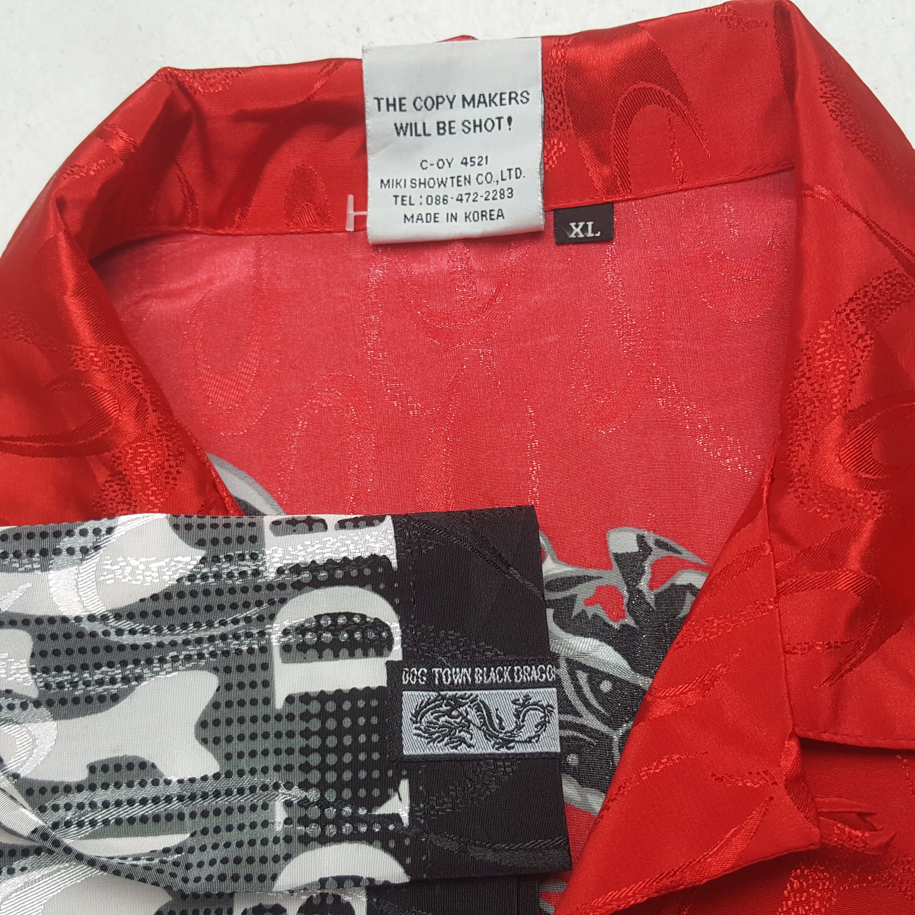 Dogtown Vintage Dog Town Black Dragon Shirt Button Up 31 Size US XL / EU 56 / 4 - 6 Thumbnail